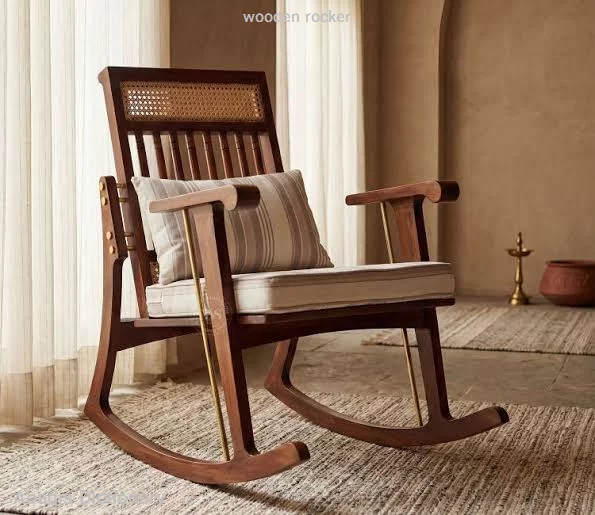 wooden rocker